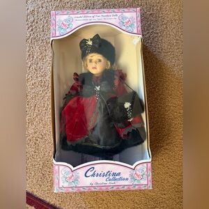 Christina Collection Doll in Red and Black Ensemble